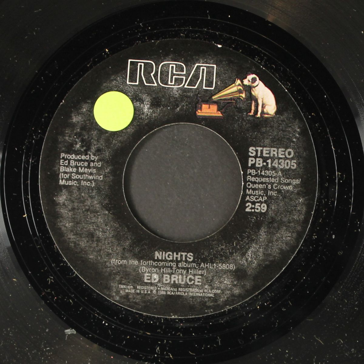 nights / fifteen to forty three by ED BRUCE