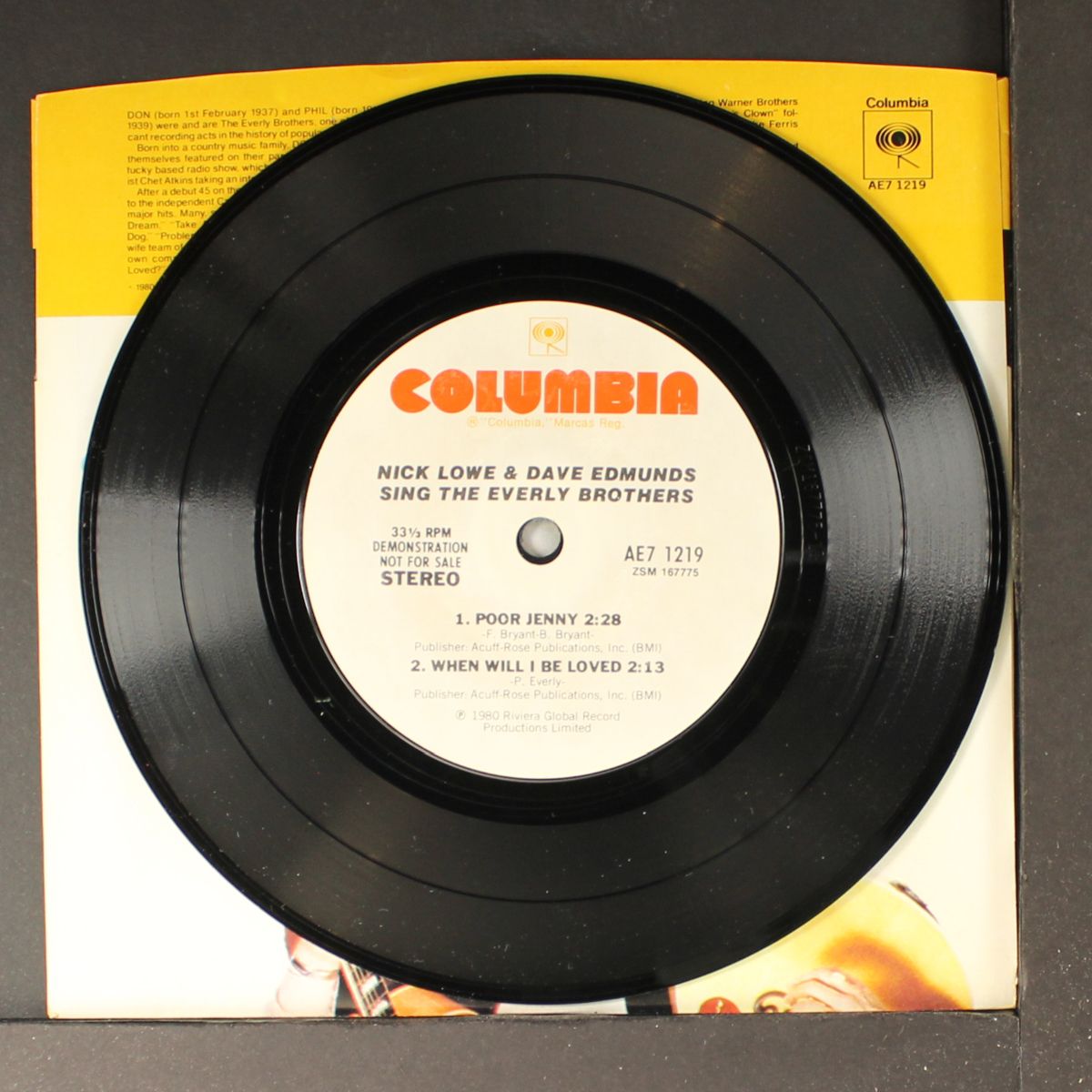 sing the everly brothers (take a message to mary +3) by NICK LOWE & DAVE EDMUNDS