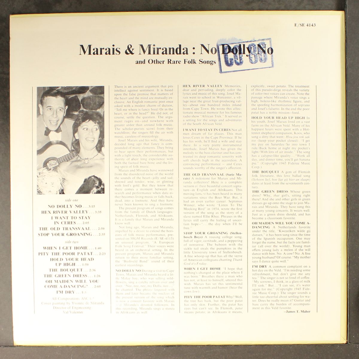 no dolly no by MARAIS & MIRANDA