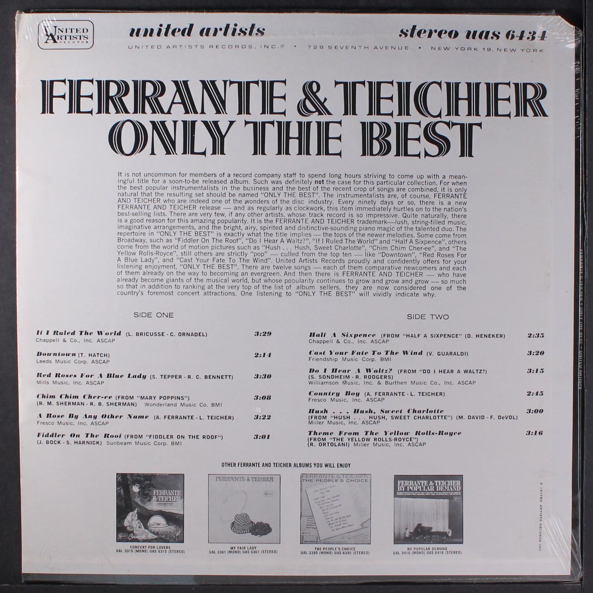 only the best by FERRANTE & TEICHER