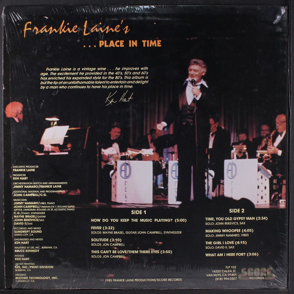 ... place in time by FRANKIE LAINE