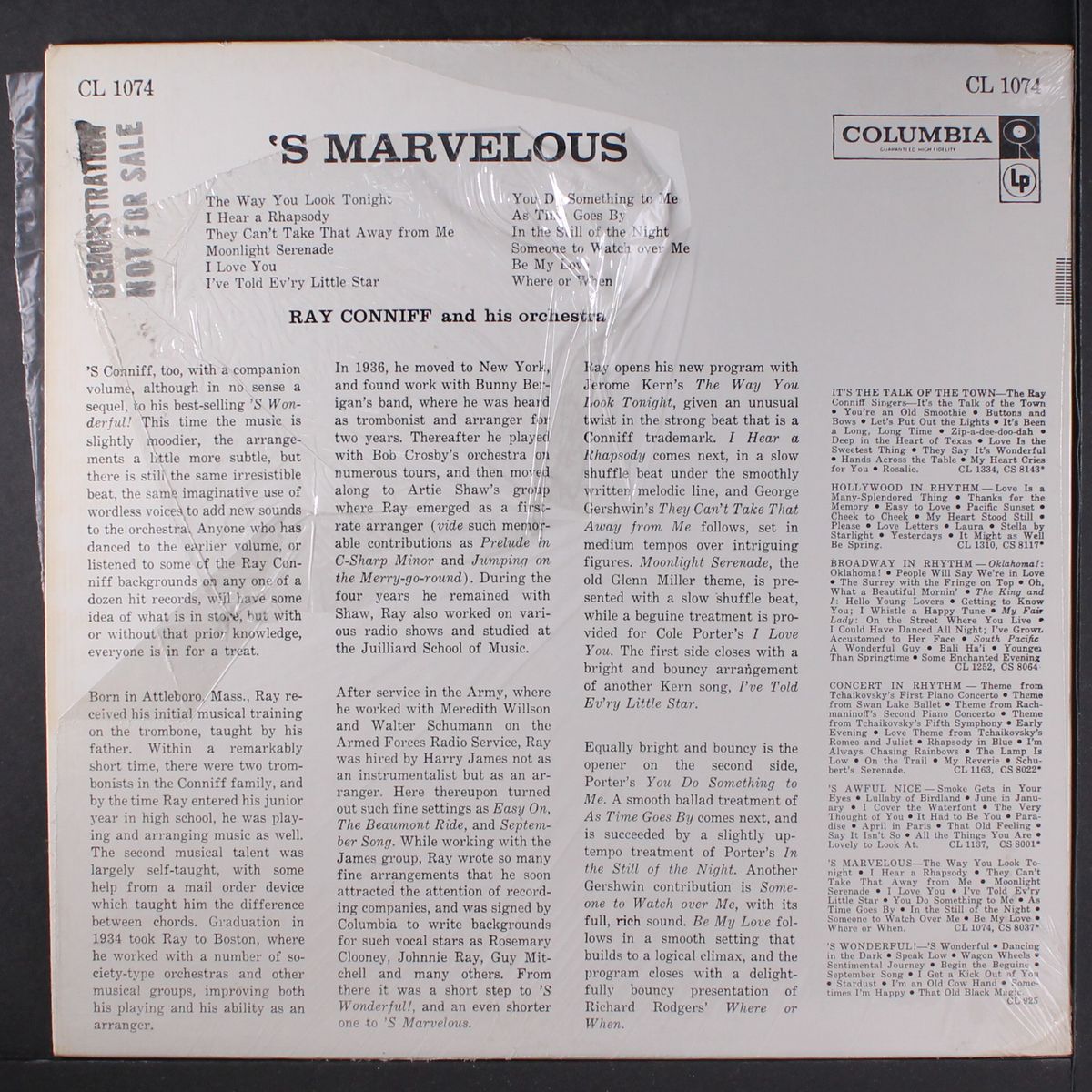 's marvelous by RAY CONNIFF