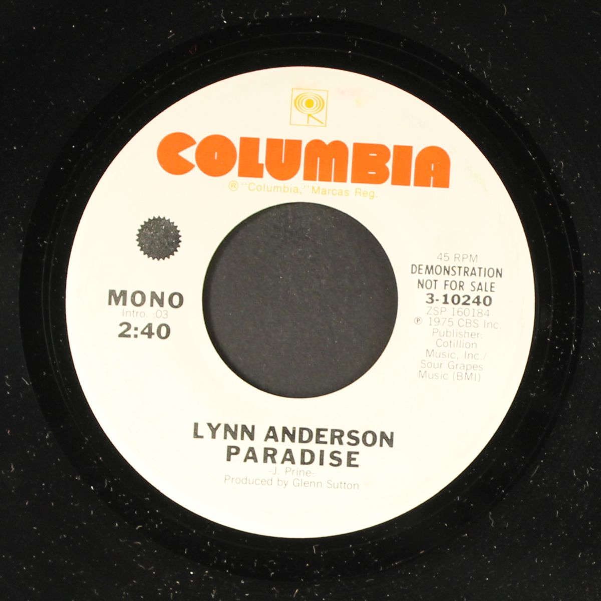 paradise / mono by LYNN ANDERSON