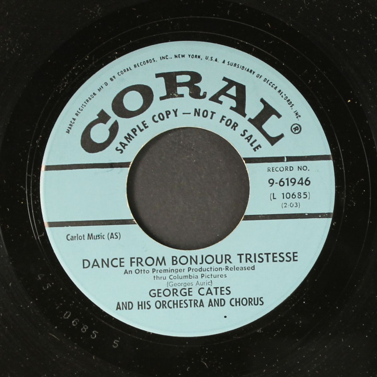 dance from bonjour tristesse / show me by GEORGE CATES