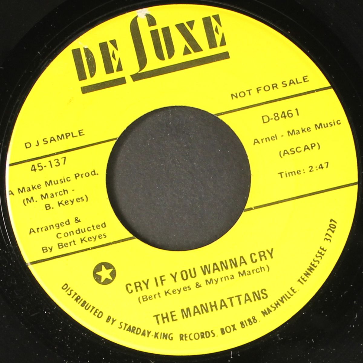 a million to one / cry if you wanna cry by MANHATTANS