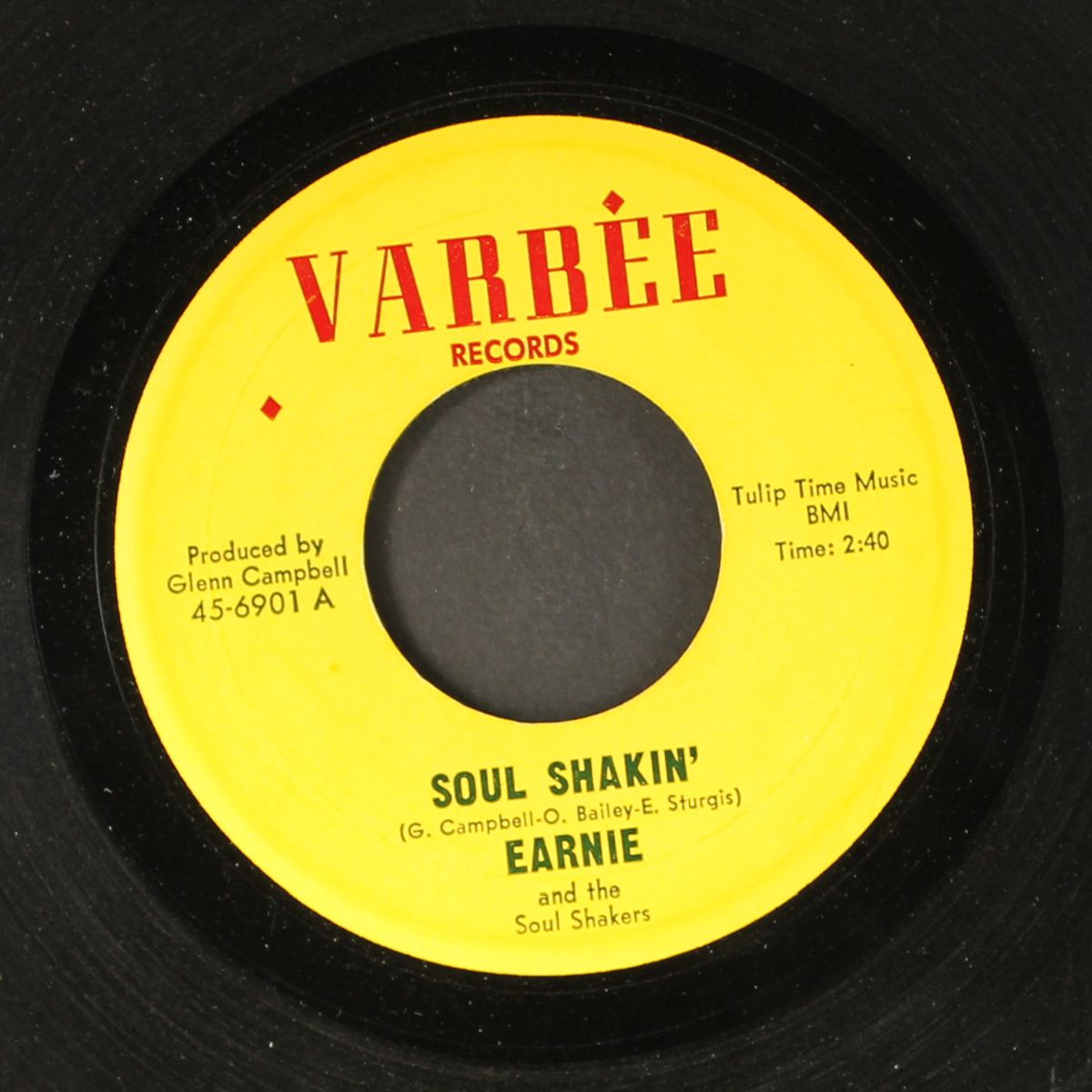 soul shakin' / truckin my blues away by EARNIE & SOUL SHAKERS