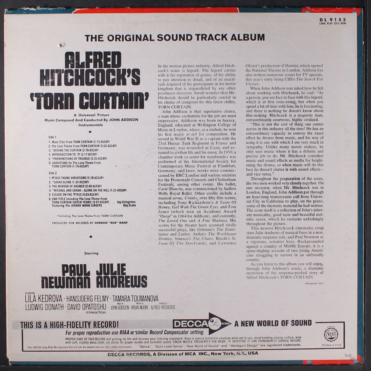 torn curtain by SOUNDTRACK