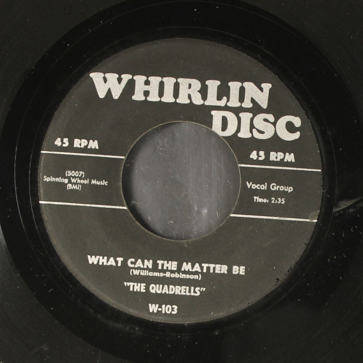 come to me / what can the matter be by QUADRELLS
