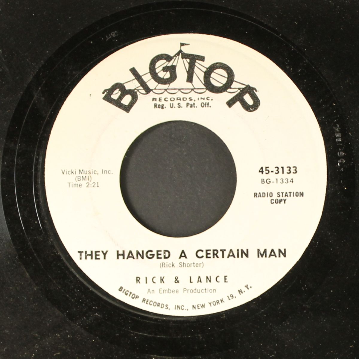 laura lee / they hanged a certain man by RICK & LANCE