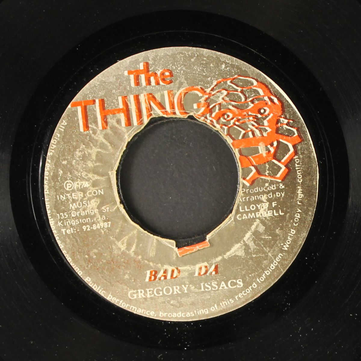 bad da / ad dab by GREGORY ISAACS