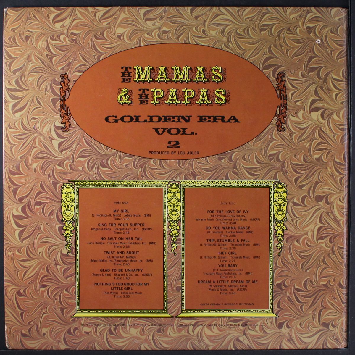 the mamas & papas golden era vol 2 by MAMAS & PAPAS