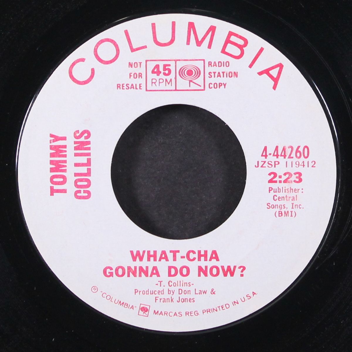 big dummy / what-cha gonna do now? by TOMMY COLLINS