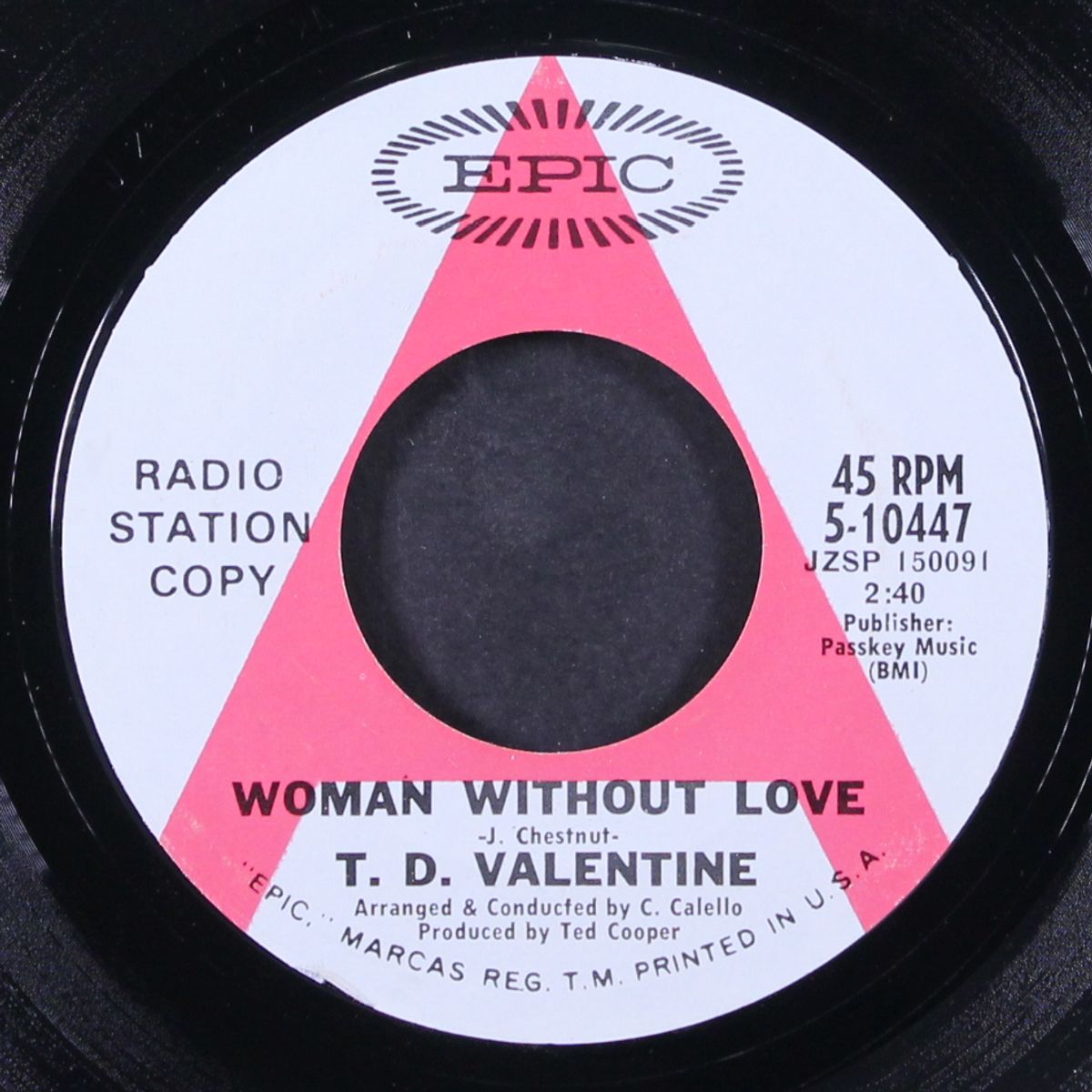 evil woman / woman without love by T.D. VALENTINE