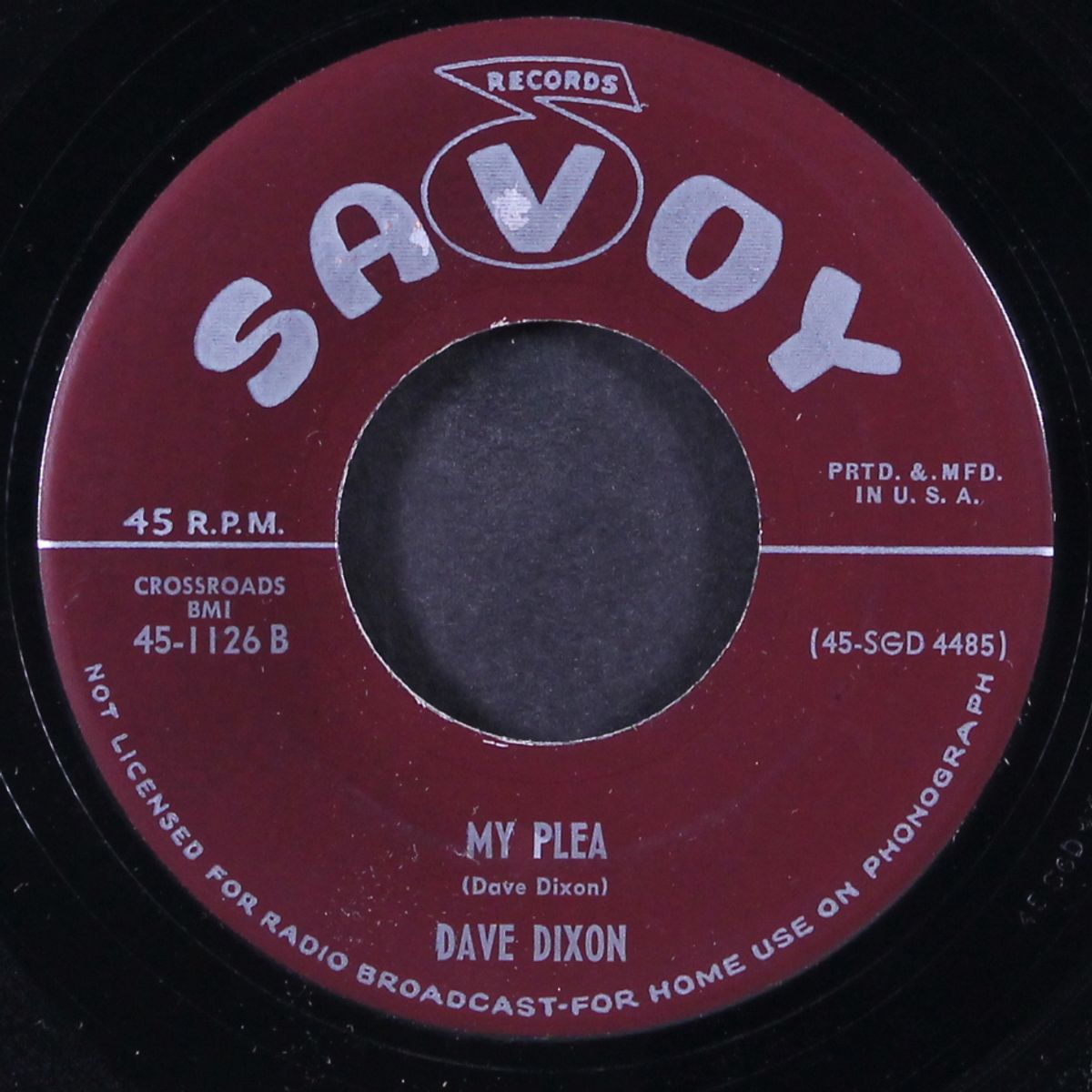 over the river / my plea by DAVE DIXON
