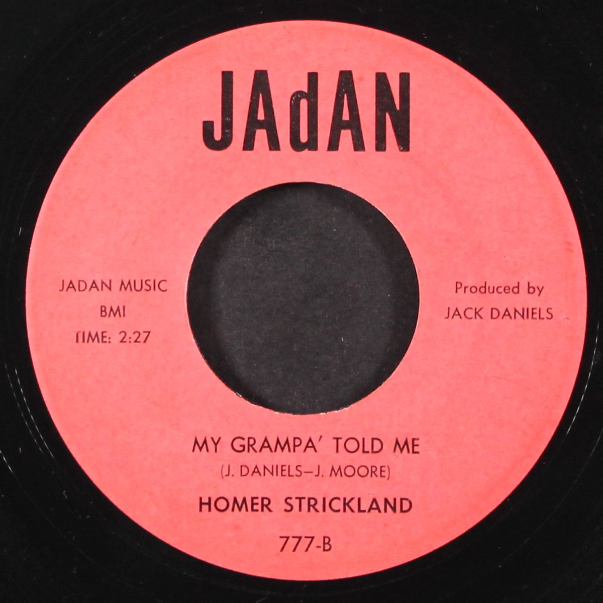 i'll get over you / my grampa told me by HOMER STRICKLAND