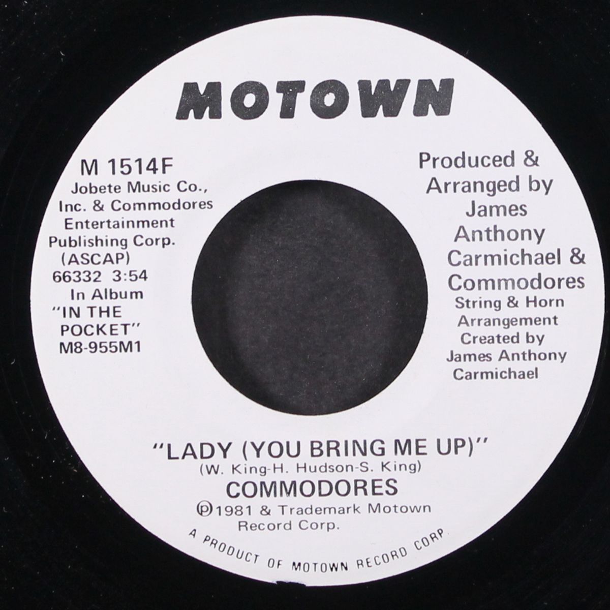lady (you bring me up) / same by COMMODORES
