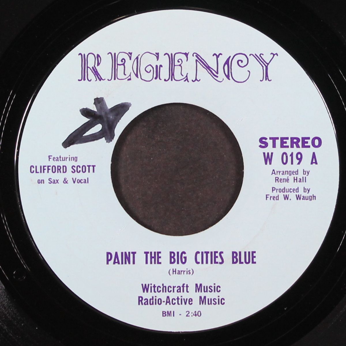 midnight at malibu / paint the big cities blue by CLIFFORD SCOTT