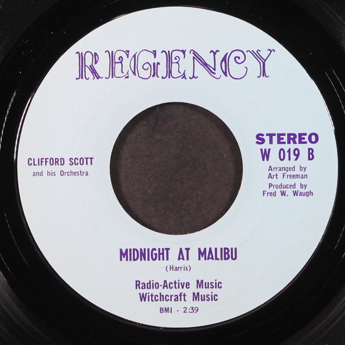 midnight at malibu / paint the big cities blue by CLIFFORD SCOTT