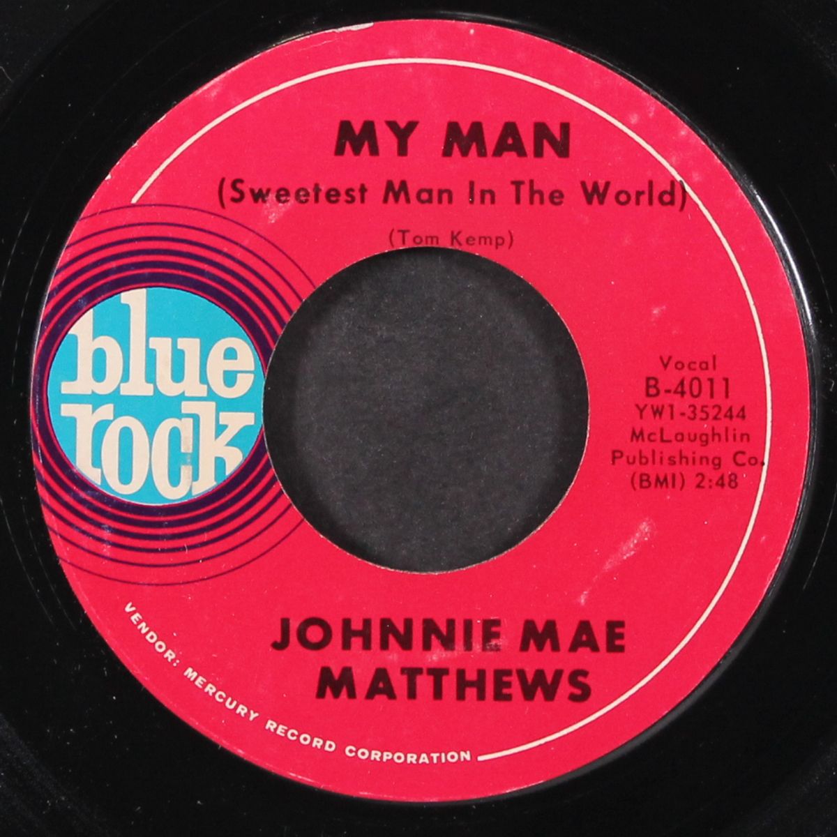 i can't live without you / my man by JOHNNIE MAE MATTHEWS