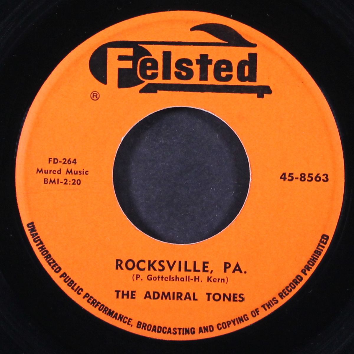 hey hey pretty baby / rocksville, pa. by ADMIRAL TONES