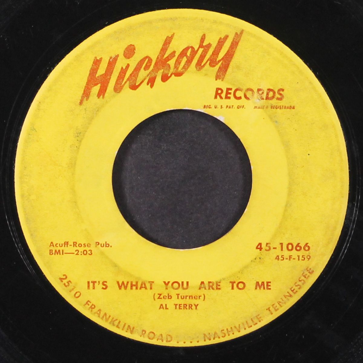 late date / it's what you are to me by AL TERRY