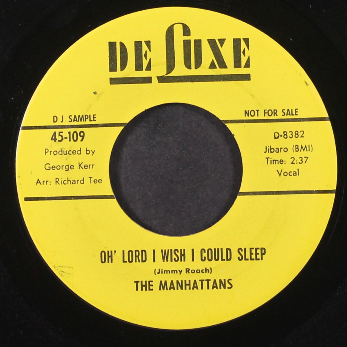 the picture became quite clear / oh' lord i wish i could sleep by MANHATTANS