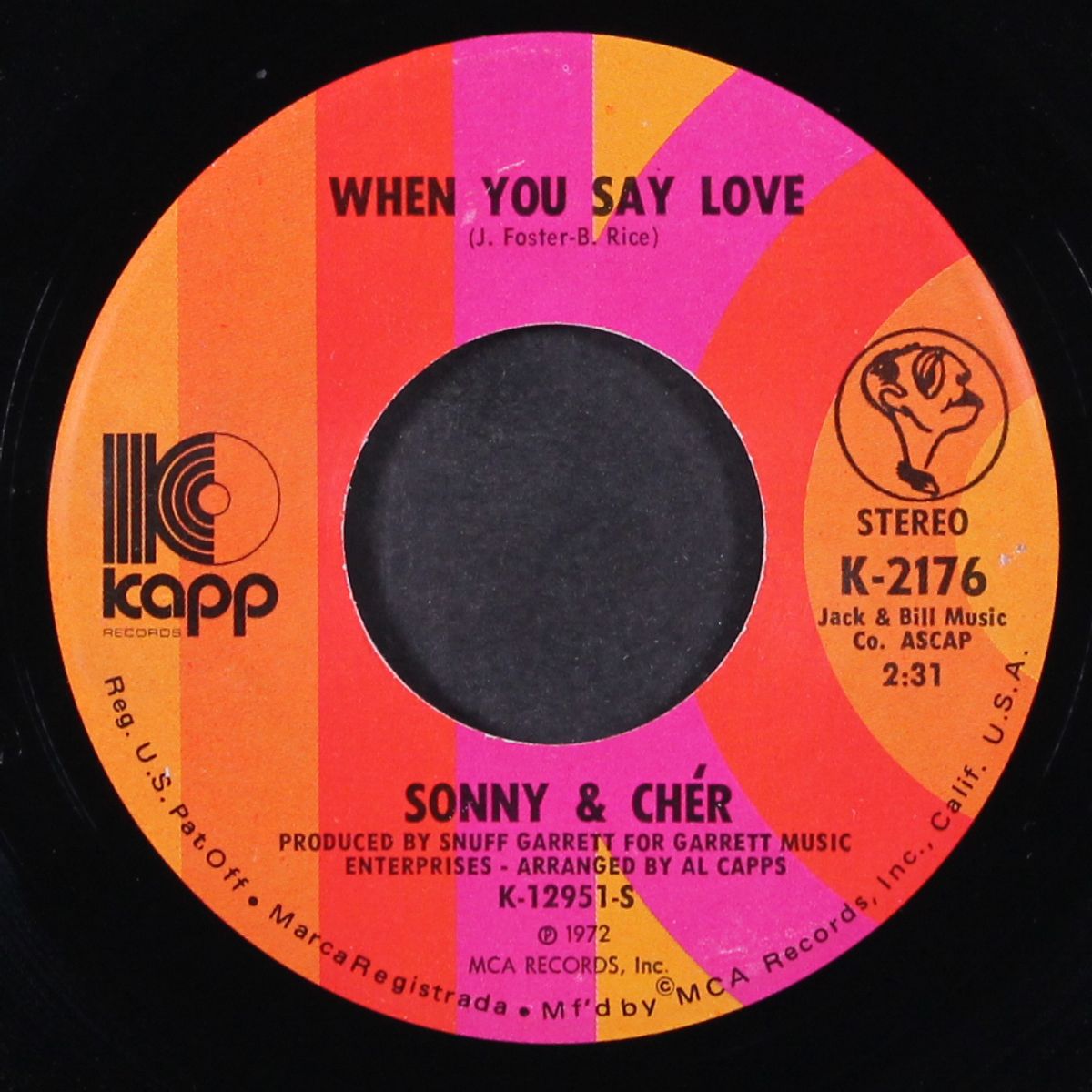 when you say love / crystal clear, muddy waters by SONNY & CHER