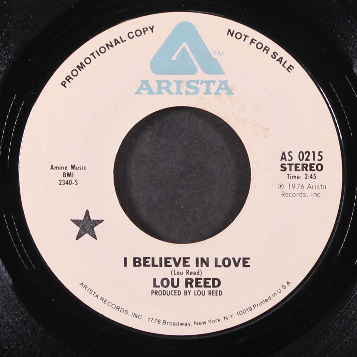 i believe in love / mono by LOU REED
