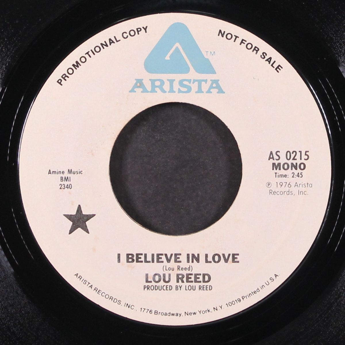 i believe in love / mono by LOU REED