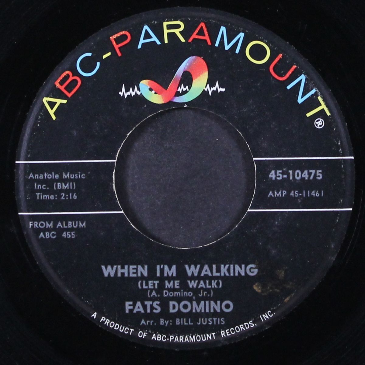 i've gotta right to cry / when i'm walking by FATS DOMINO