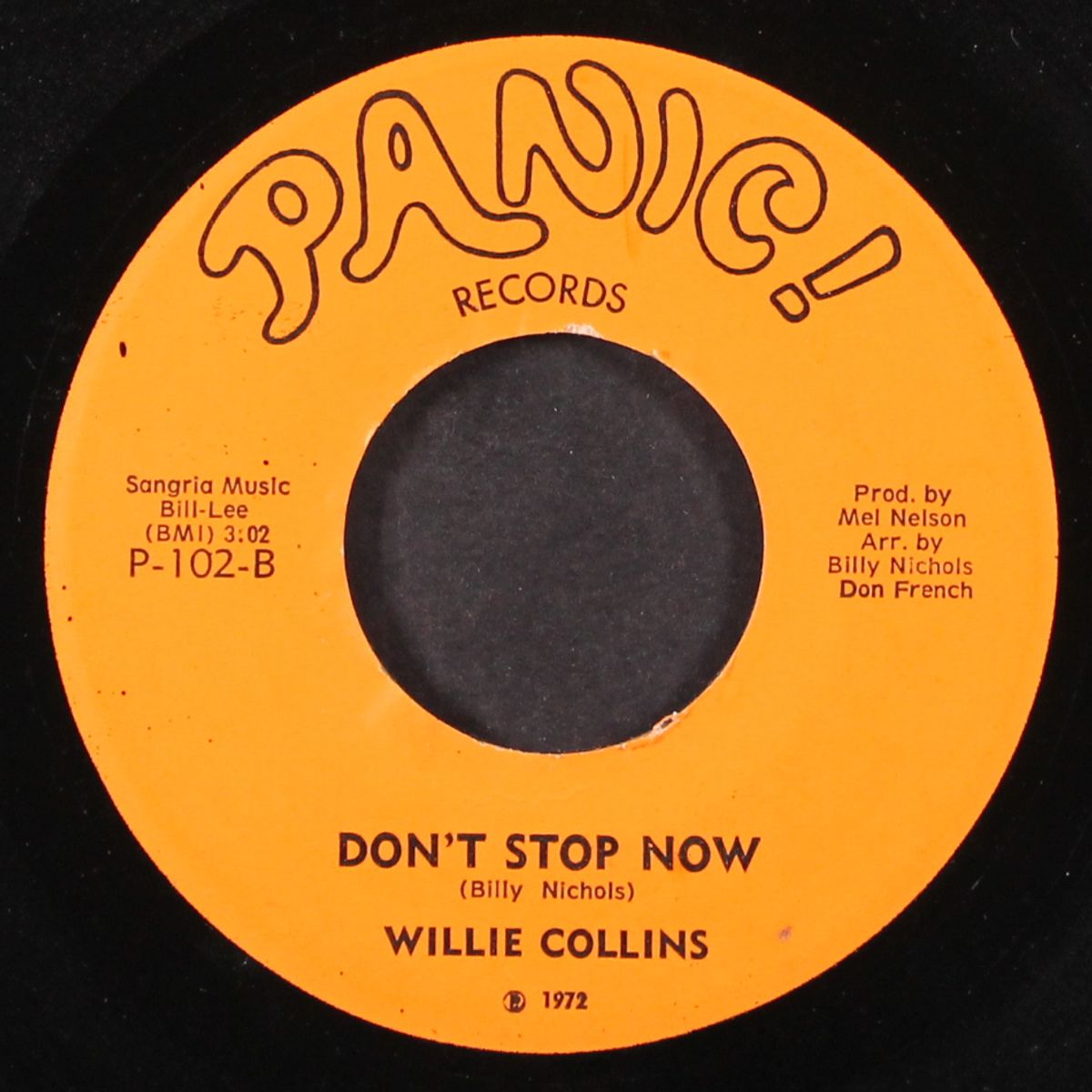 don't stop now / stop in the name of love by WILLIE COLLINS