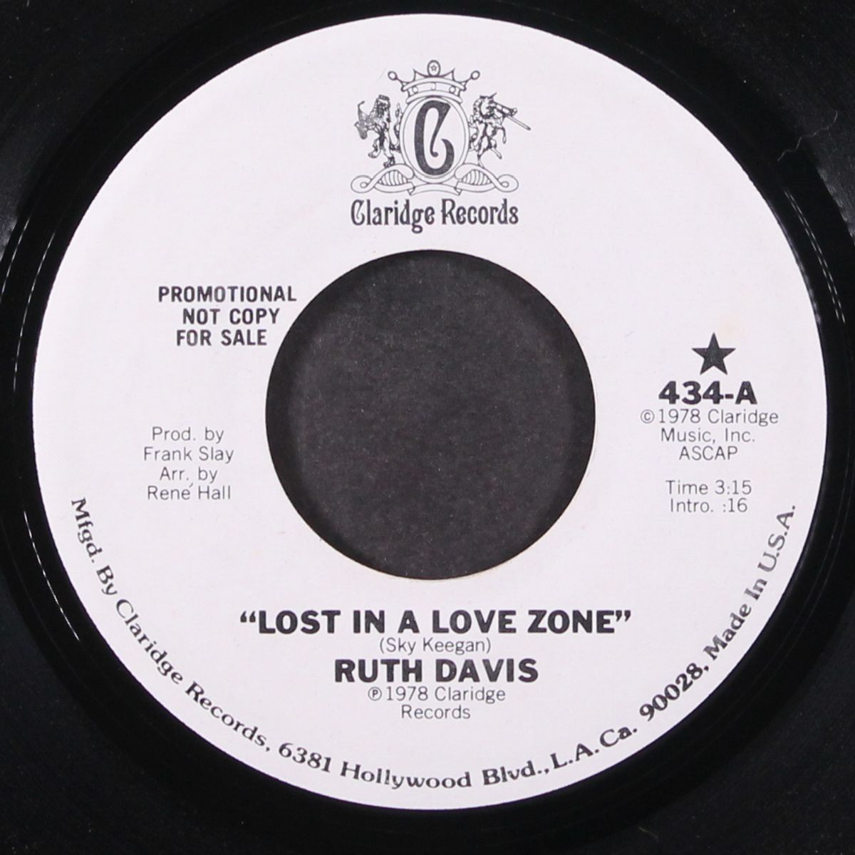 lost in a love zone / heartbreaker by RUTH DAVIS