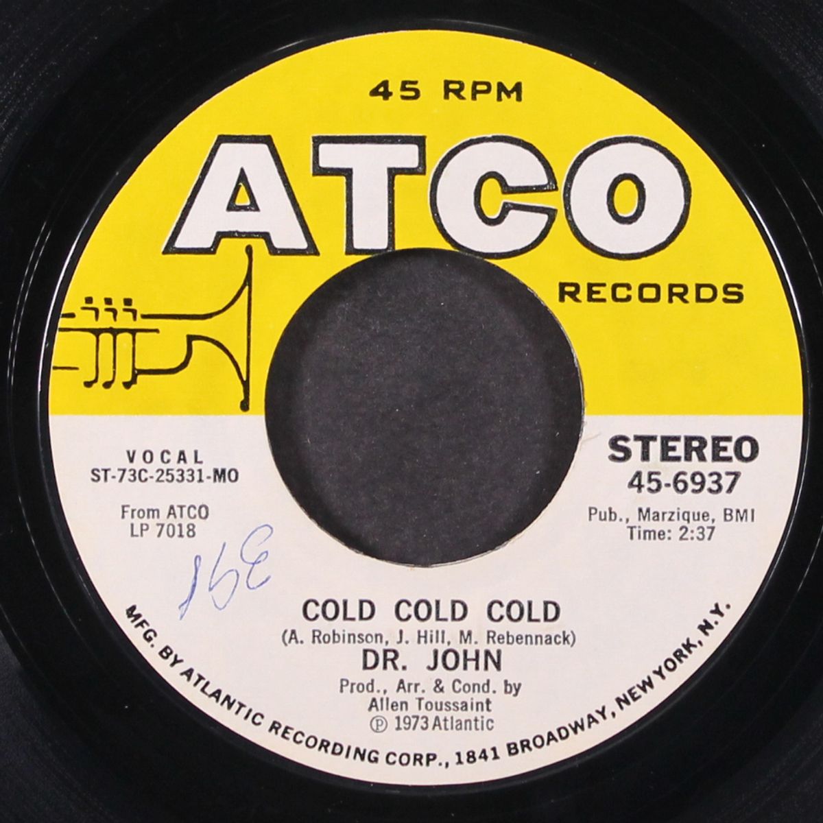 such a night / cold cold cold by DR. JOHN