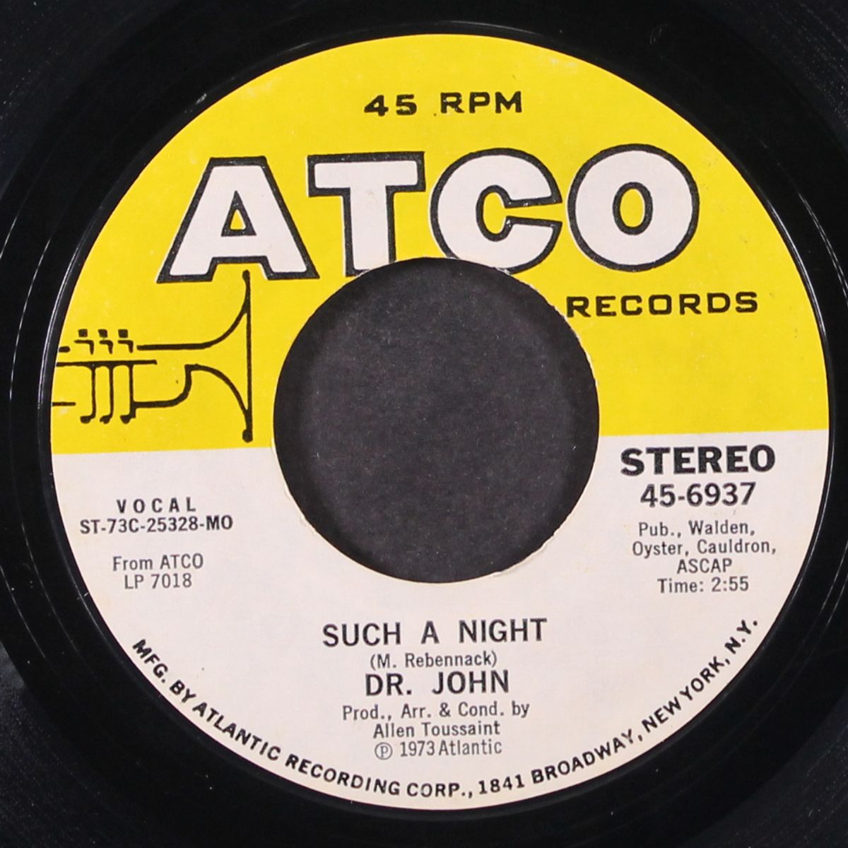 such a night / cold cold cold by DR. JOHN