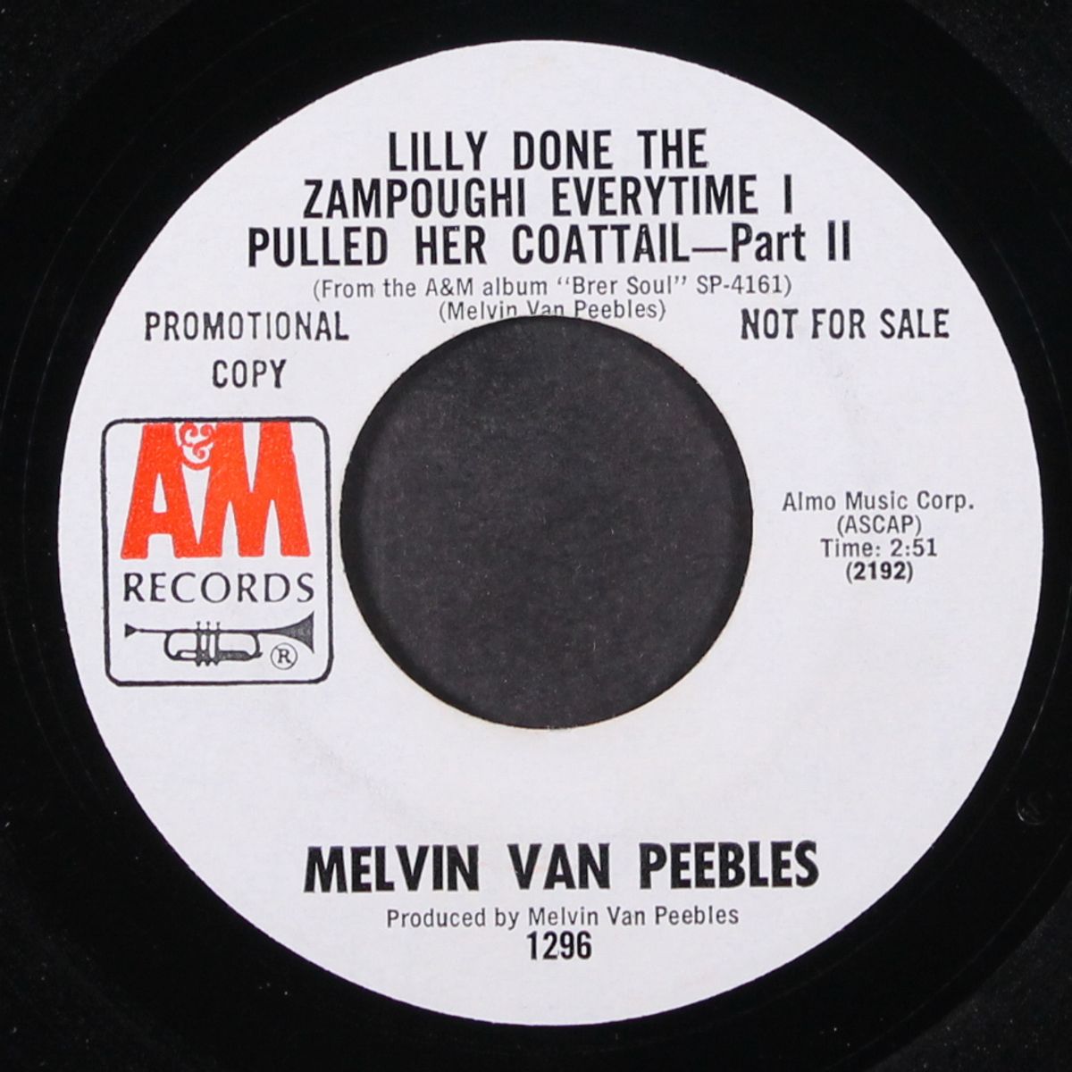 lilly done the zampoughi everytime i pulled her coattail / part 2 by MELVIN VAN PEEBLES