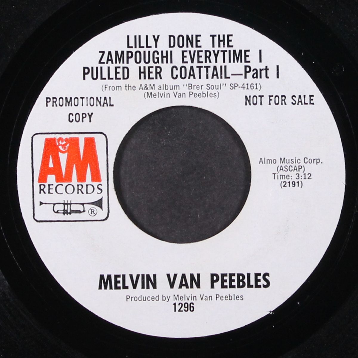 lilly done the zampoughi everytime i pulled her coattail / part 2 by MELVIN VAN PEEBLES
