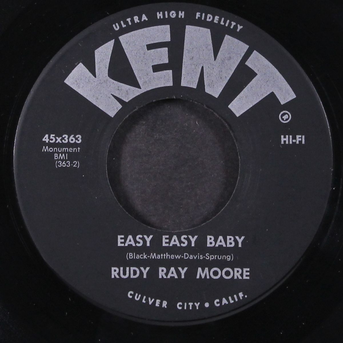 driveway blues / easy easy baby by RUDY RAY MOORE