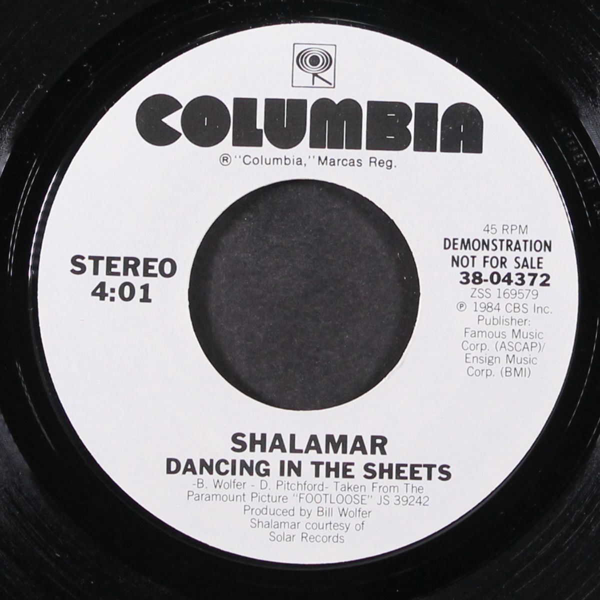 dancing in the sheets / same by SHALAMAR