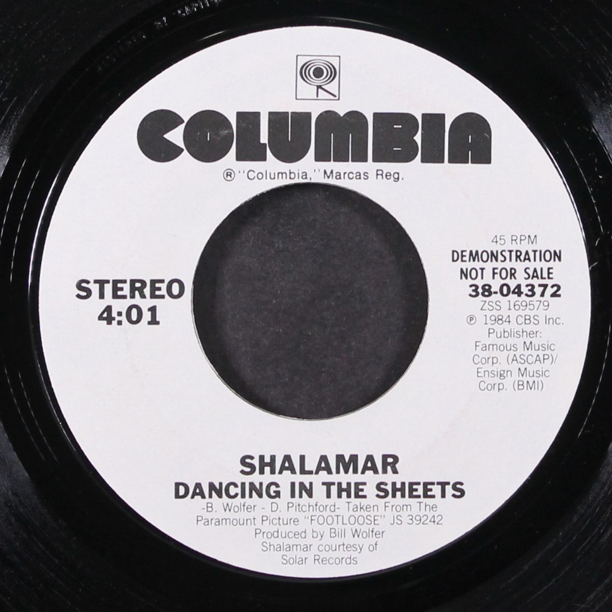 dancing in the sheets / same by SHALAMAR