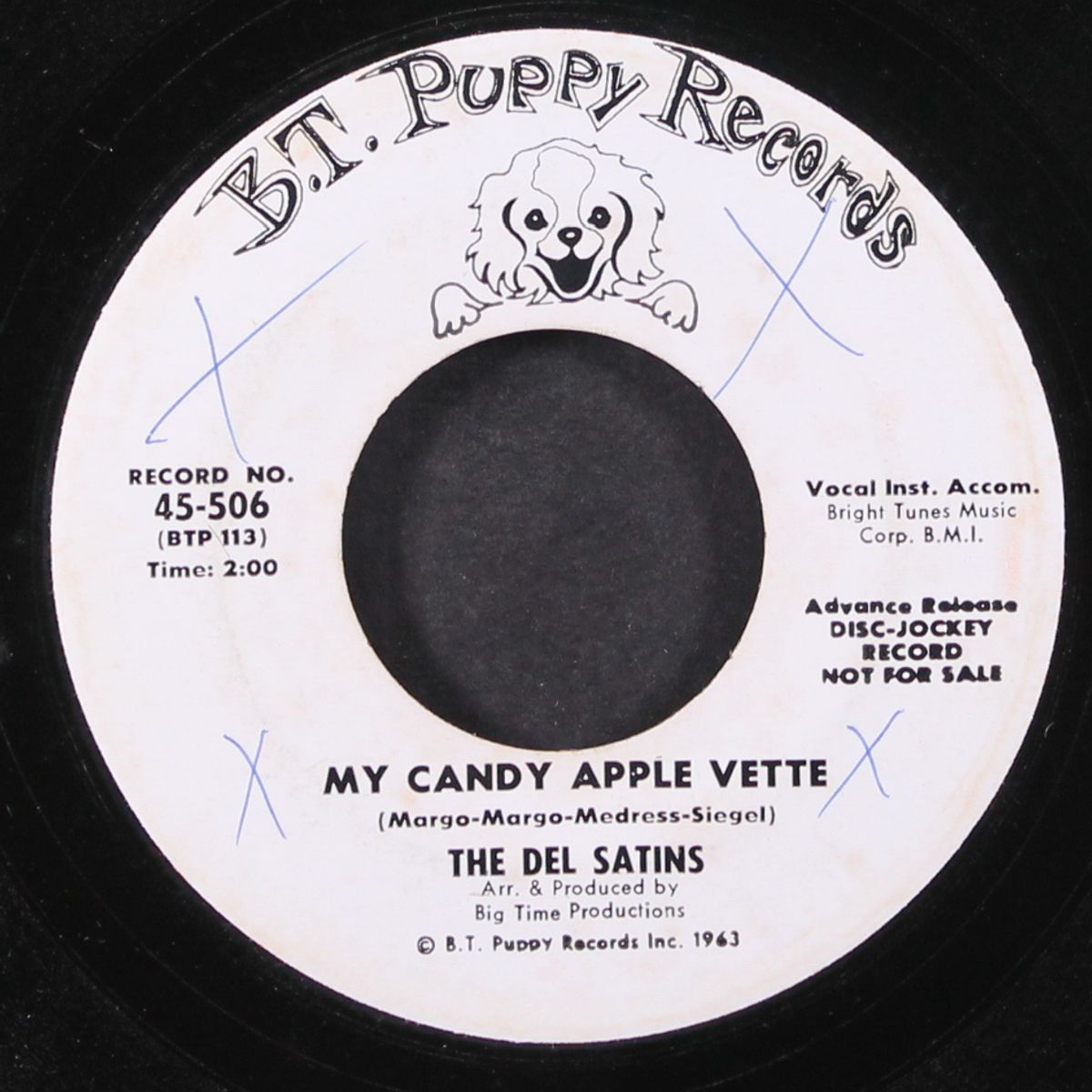 my candy apple vette / hang around by DEL SATINS