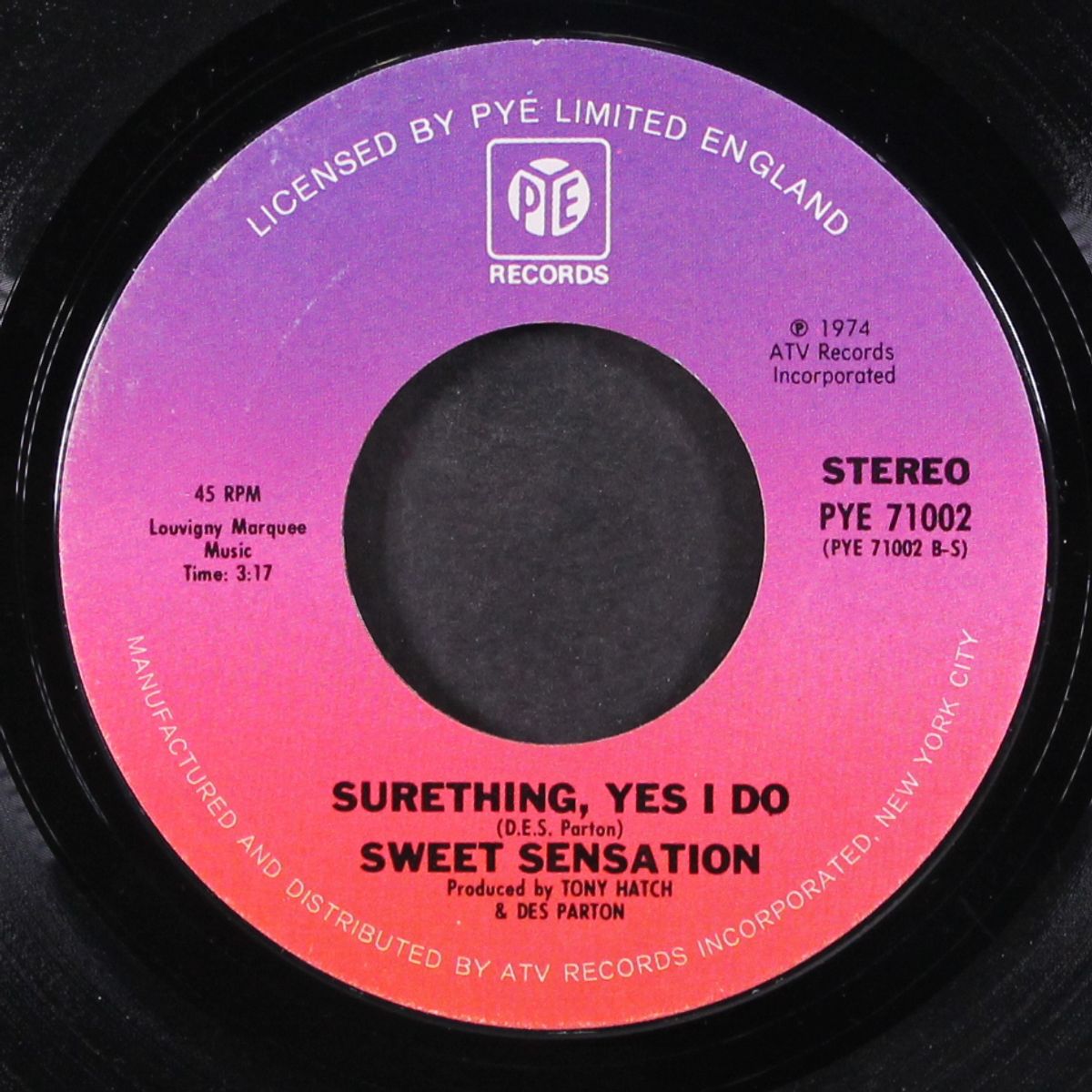 sad sweet dreamer / surething, yes i do by SWEET SENSATION