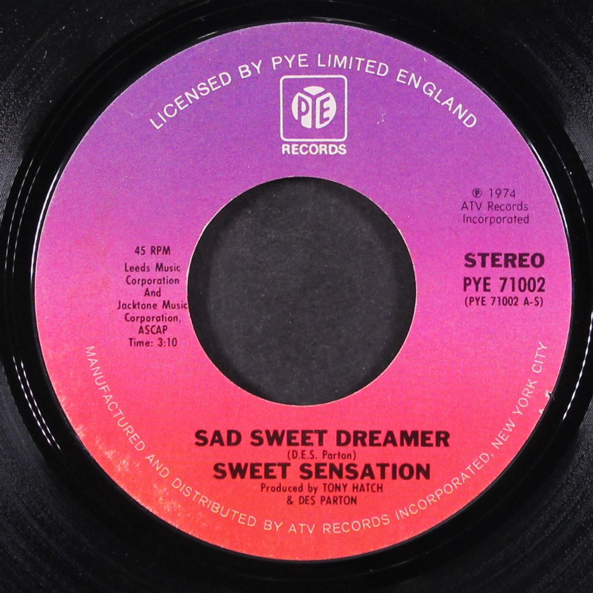 sad sweet dreamer / surething, yes i do by SWEET SENSATION