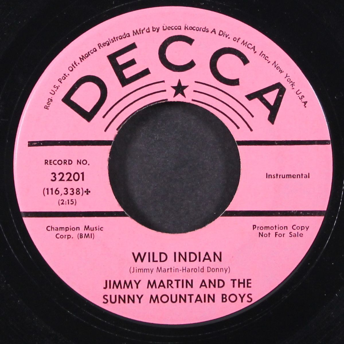 goin' ape / wild indian by JIMMY MARTIN