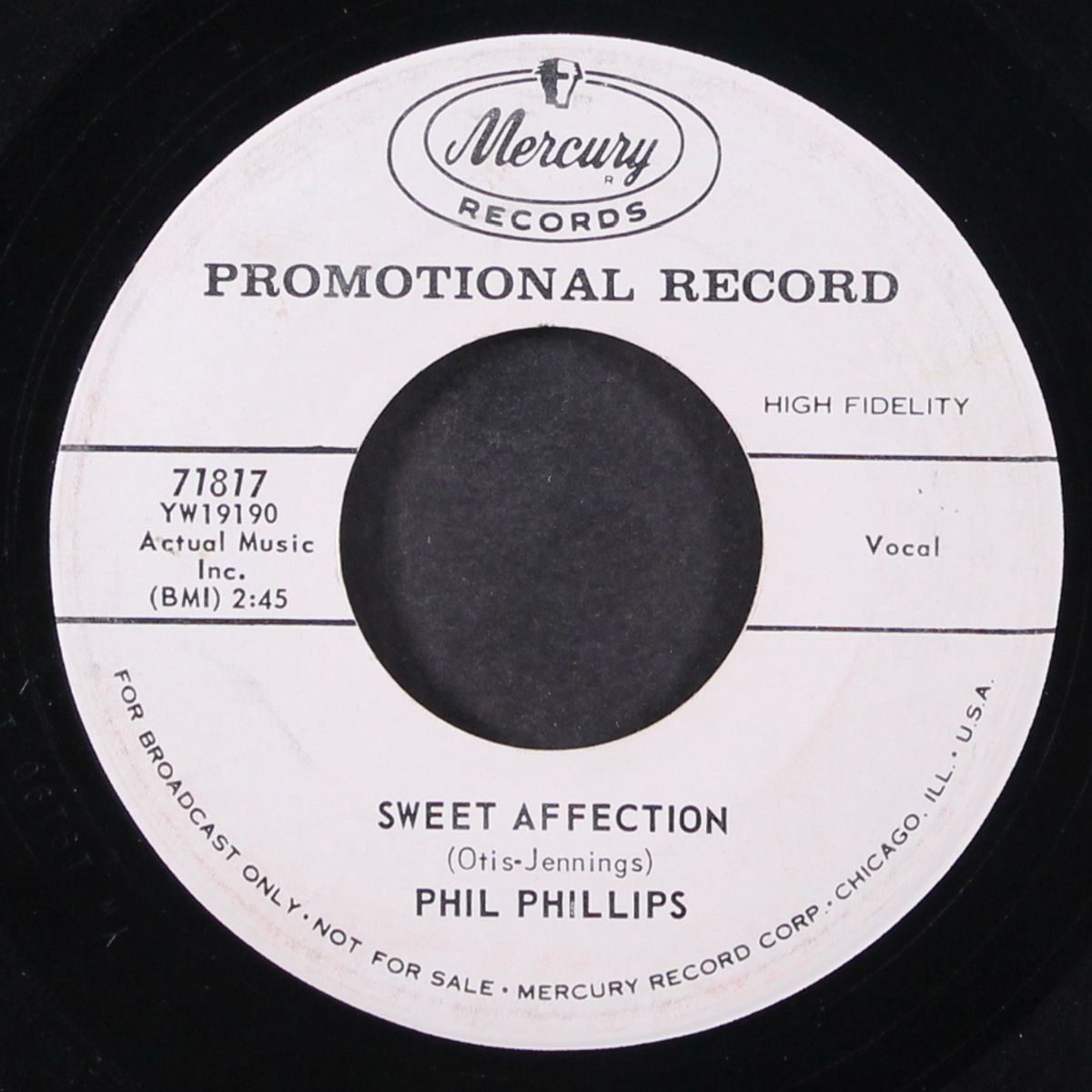 betray / sweet affection by PHIL PHILLIPS