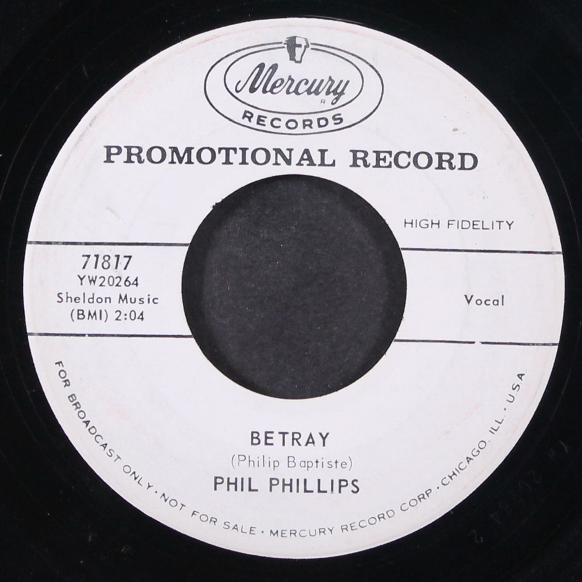 betray / sweet affection by PHIL PHILLIPS