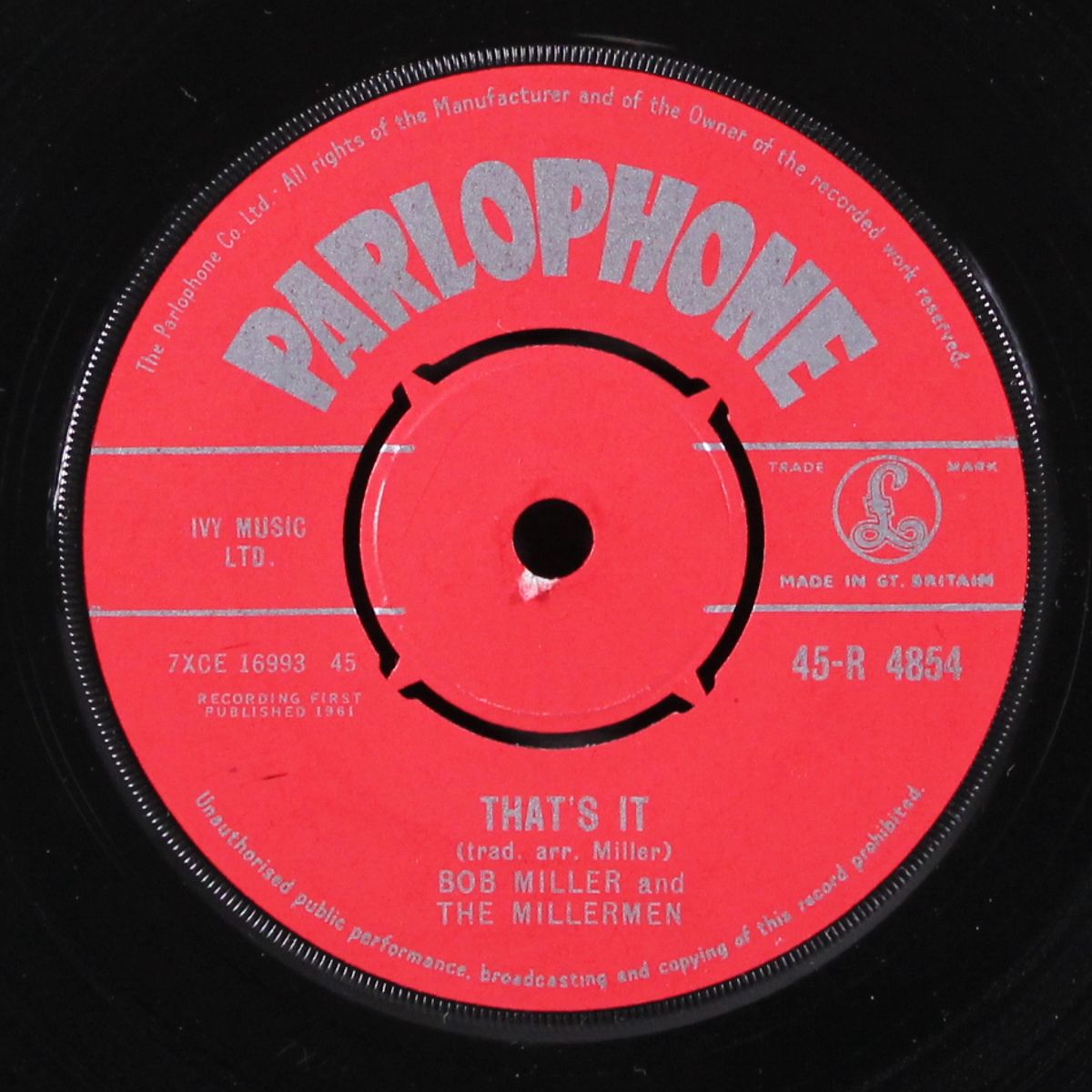 that's it by BOB MILLER & MILLERMEN
