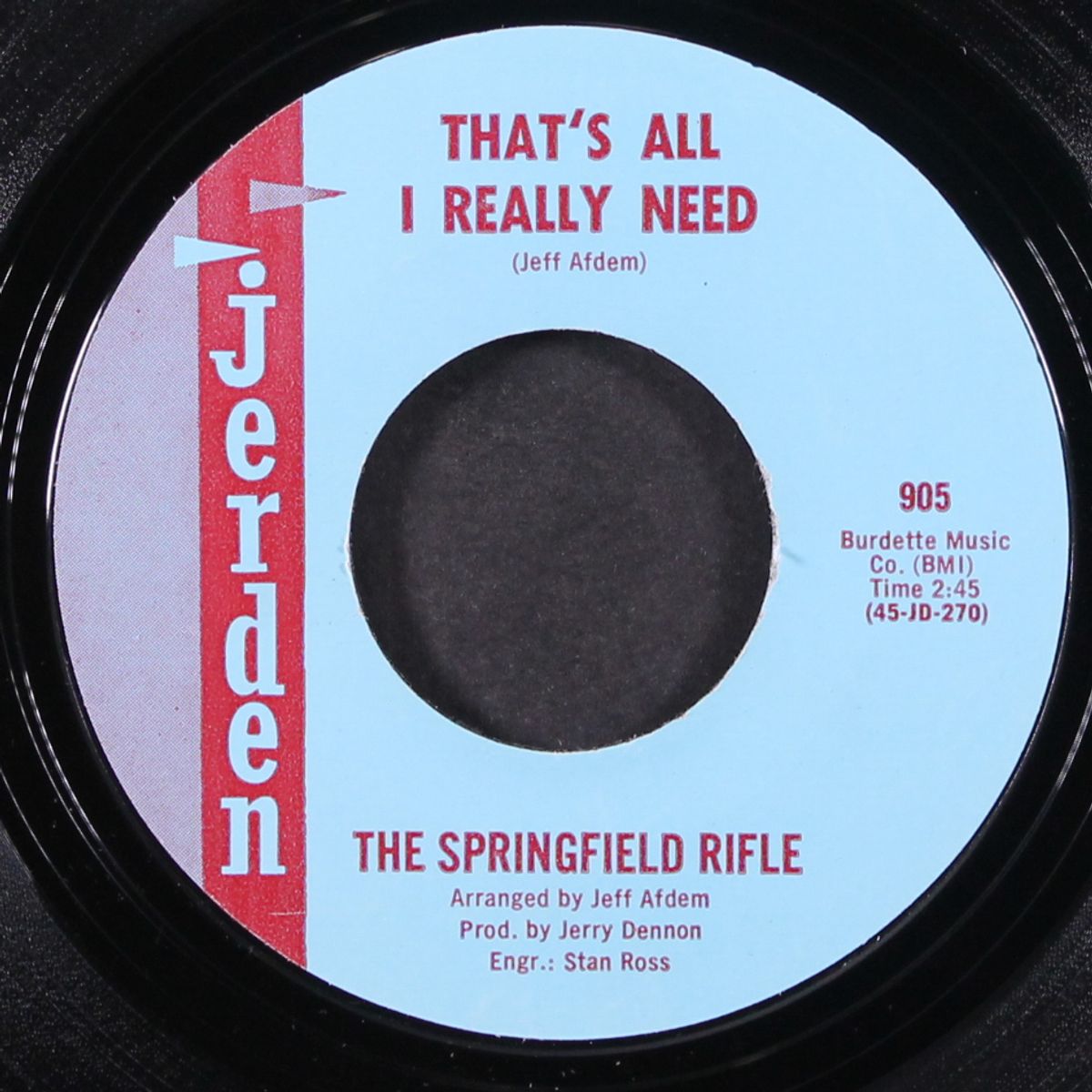 that's all i really need / i love her by SPRINGFIELD RIFLE