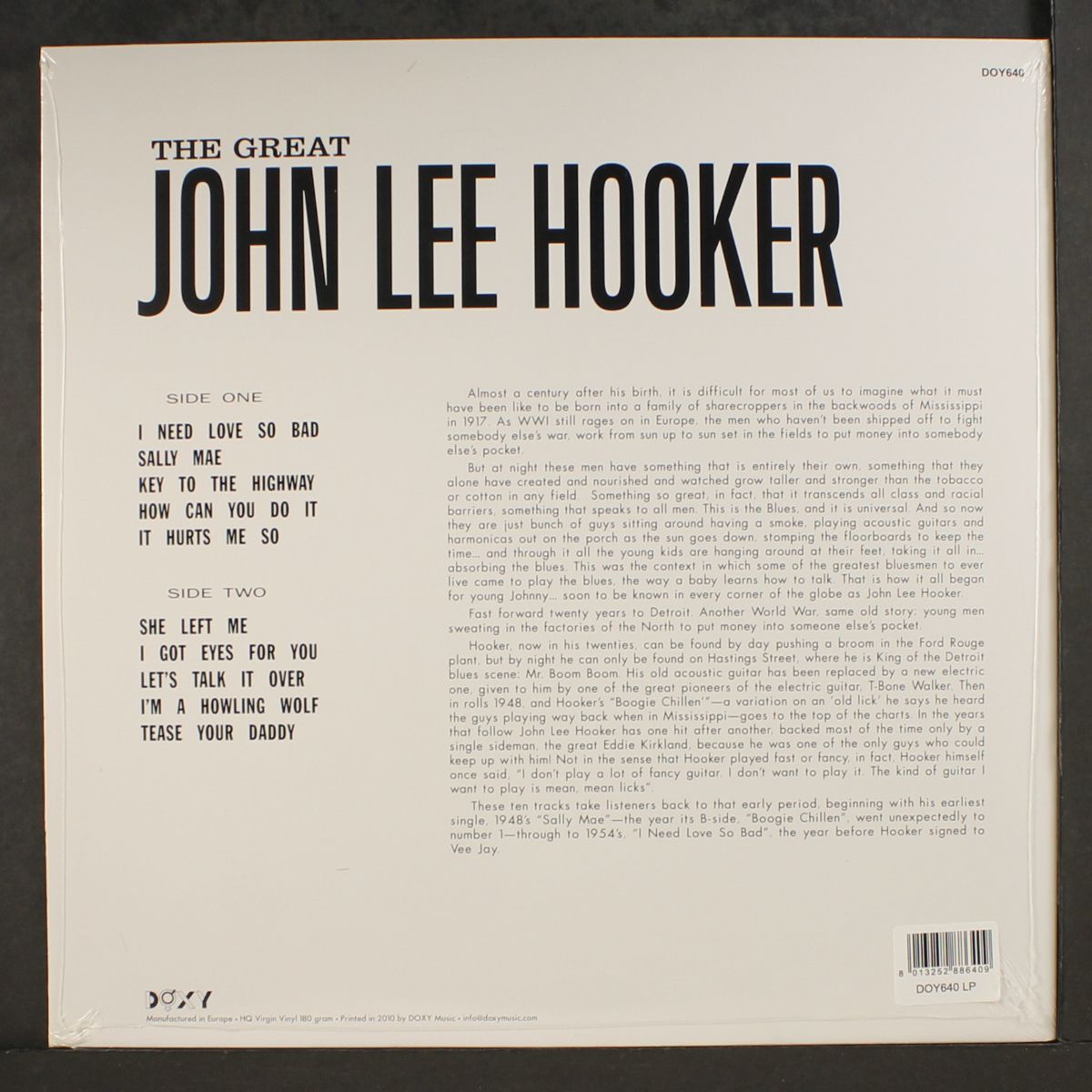 the great by JOHN LEE HOOKER