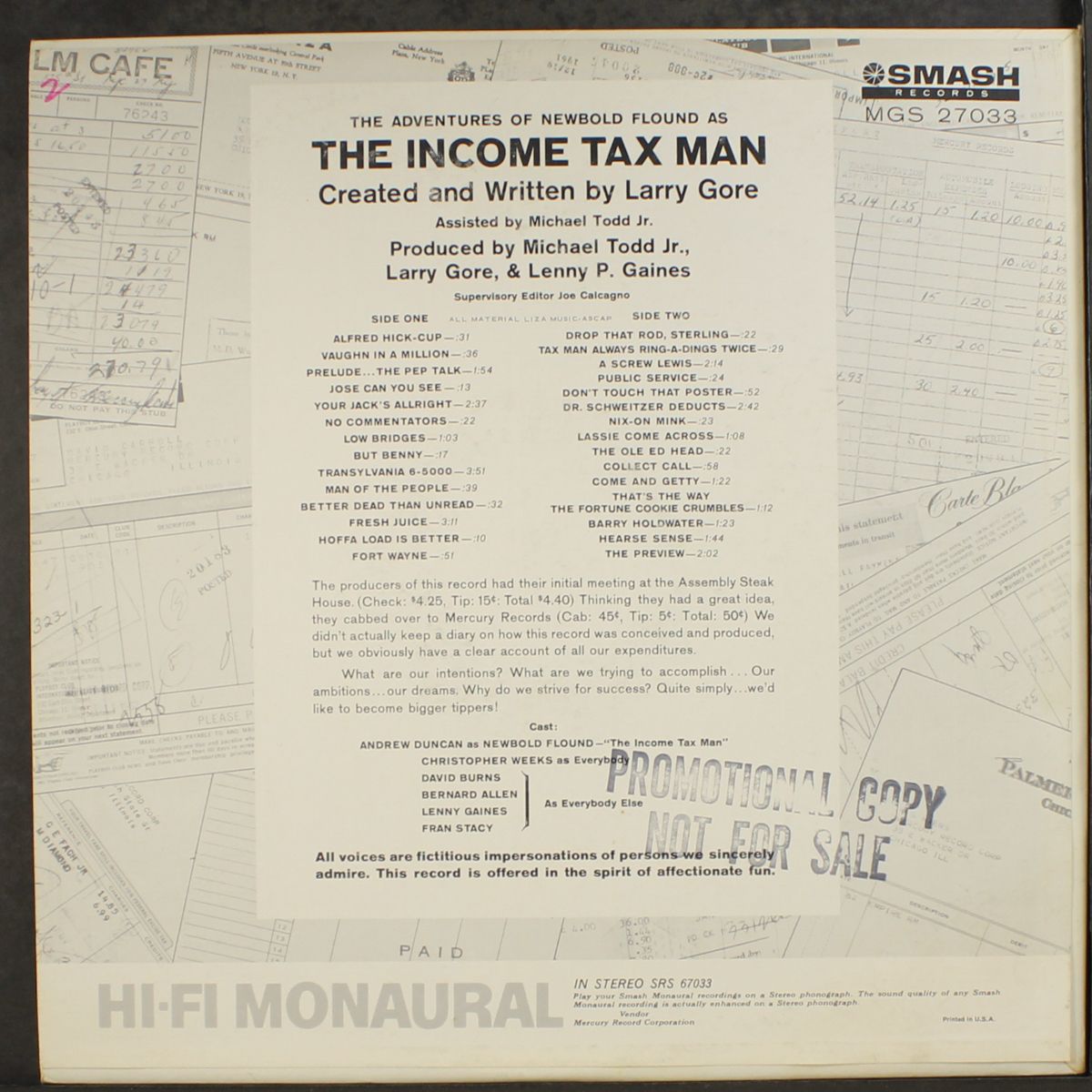 the income tax man by LARRY GORE