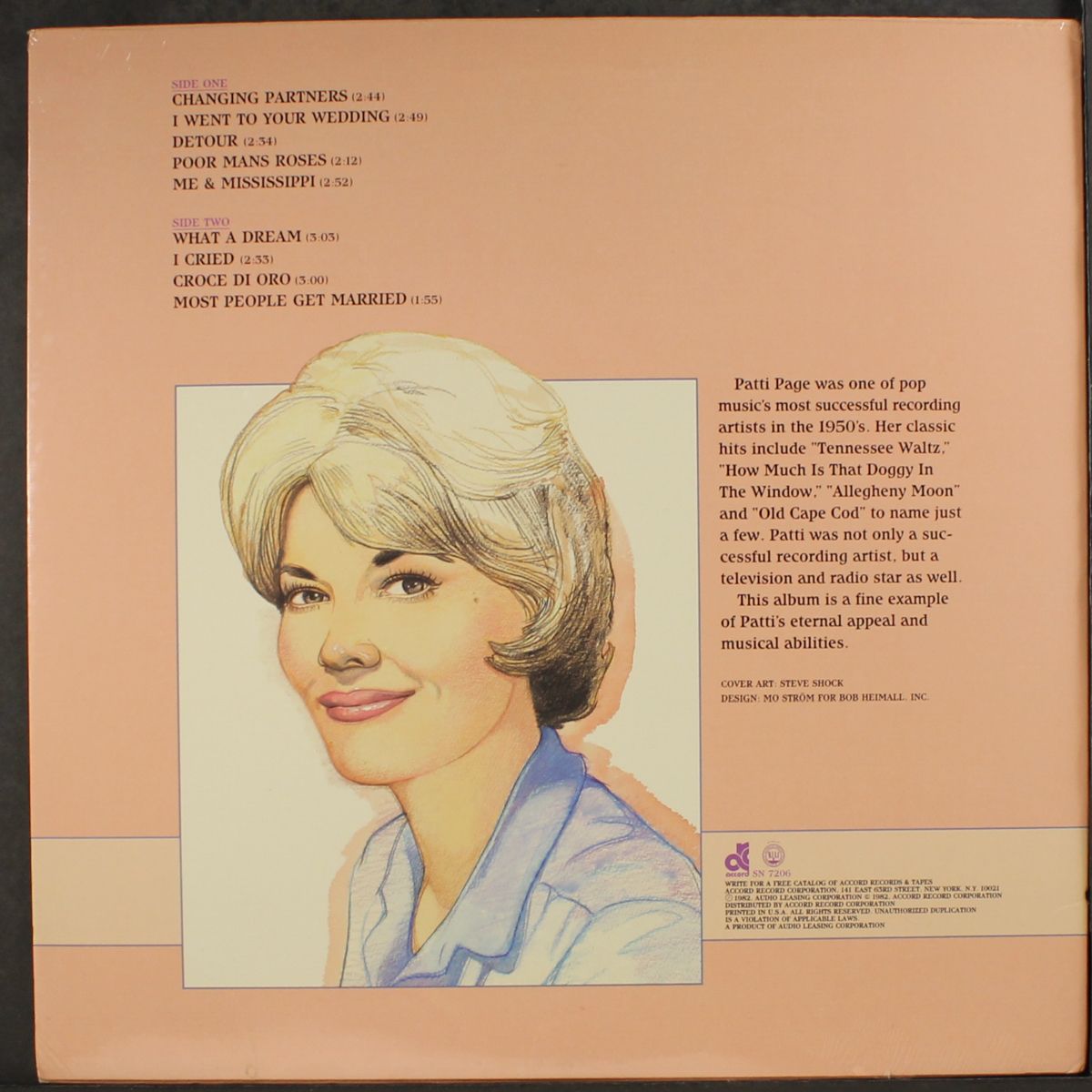 special thoughts by PATTI PAGE